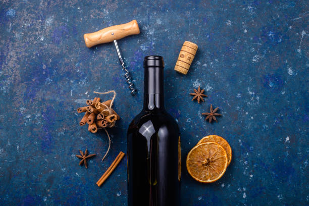 istock Traditional winter and Christmas drink mulled red wine 1168621380