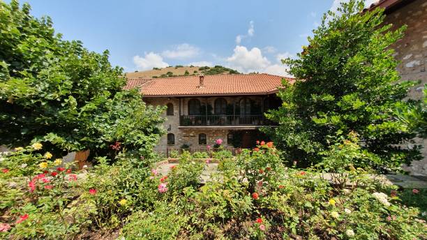 istock Courtyard of a monastery, Meteora 1168622913