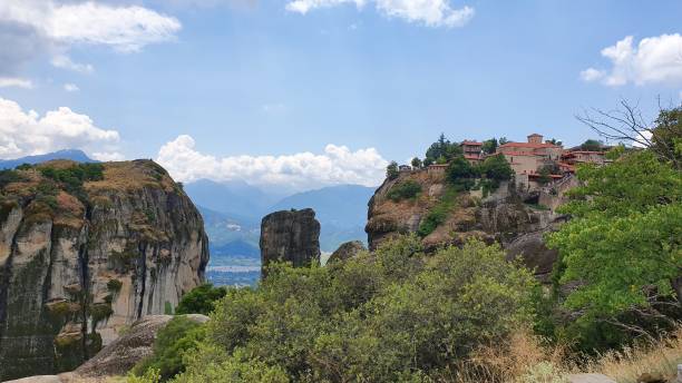 istock Iconic monasteries on the cliff at Meteora, Greece 1168624404