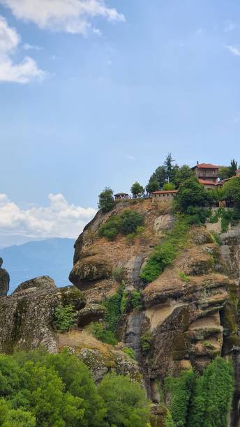 istock Iconic monasteries on the cliff at Meteora, Greece 1168624448