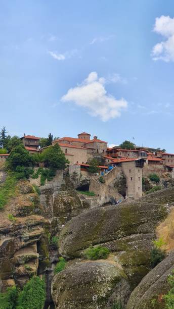 istock Iconic monasteries on the cliff at Meteora, Greece 1168624460