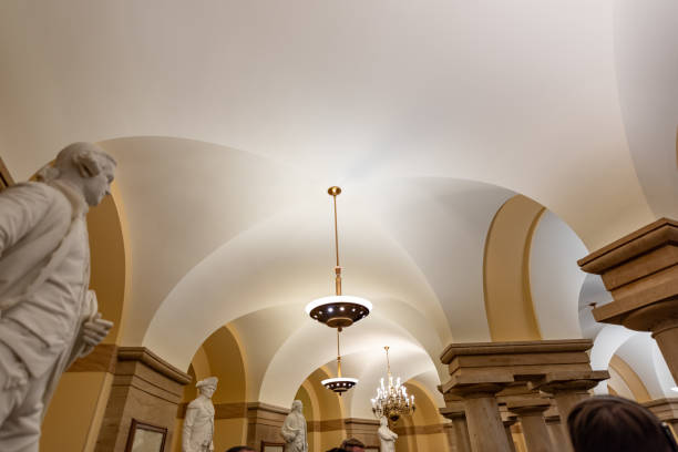istock The corridor ceiling of US Capitol corridor ceiling, Interior, Washington DC 1168624859