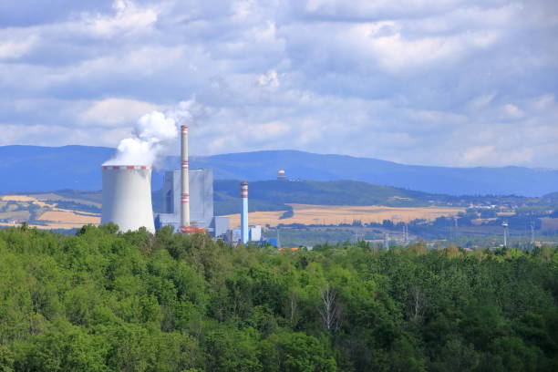 istock Coal Fired Power Plant in Ledvice, Czech republic 1168625769