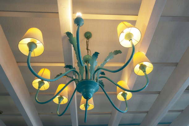 istock Blue Vintage lighting lamp decor 1168626940
