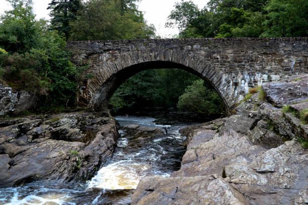 istock Highland River and Old Stone Bridge in Scotland 1168627947