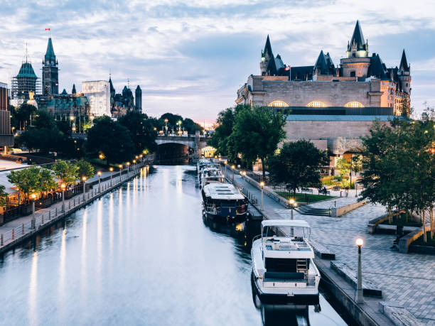 istock Rideau canal Architecture in Ottawa 1168628218