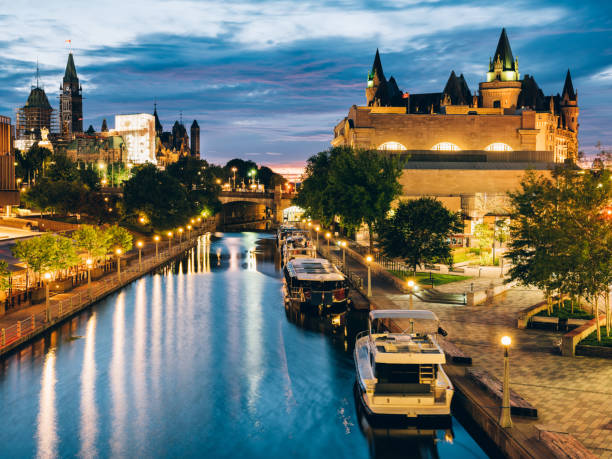 istock Rideau canal Architecture in Ottawa 1168628913