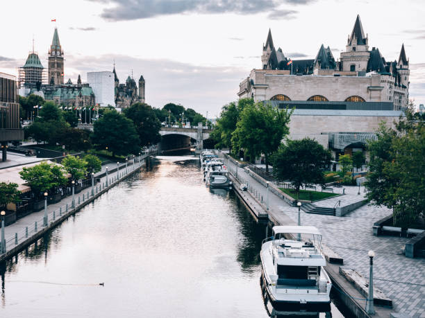 istock Rideau canal Architecture in Ottawa 1168629190