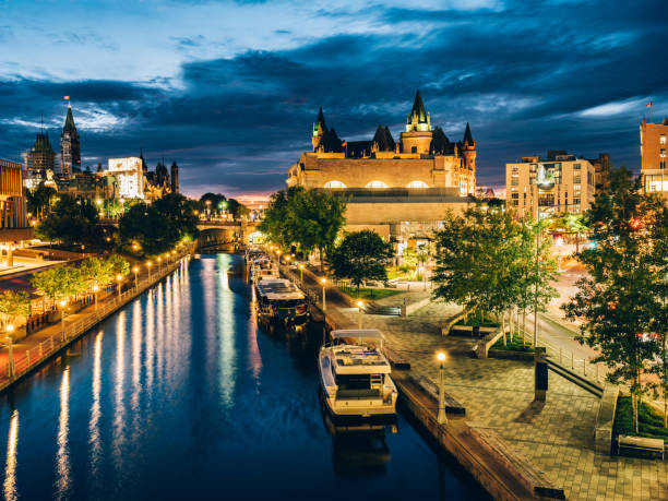 istock Rideau canal Architecture in Ottawa 1168629780