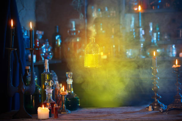 istock magic porion in beautiful glass bottle 1168630423