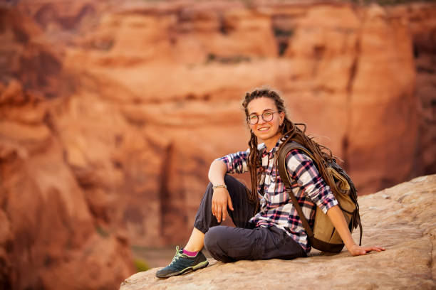 istock A hiker in the Canyon de Chelly National Monument 1168635328