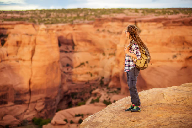 istock A hiker in the Canyon de Chelly National Monument 1168635397