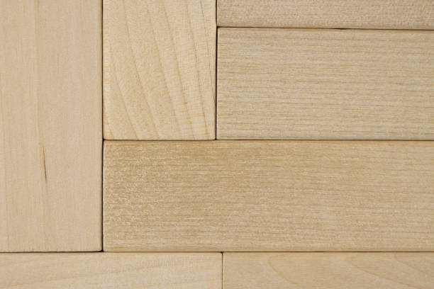 istock Wooden background. Blocks tower game, texture. 1168639353