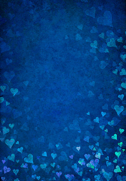 niebieski grunge miłość - grunge backgrounds dirty textured effect stock illustrations