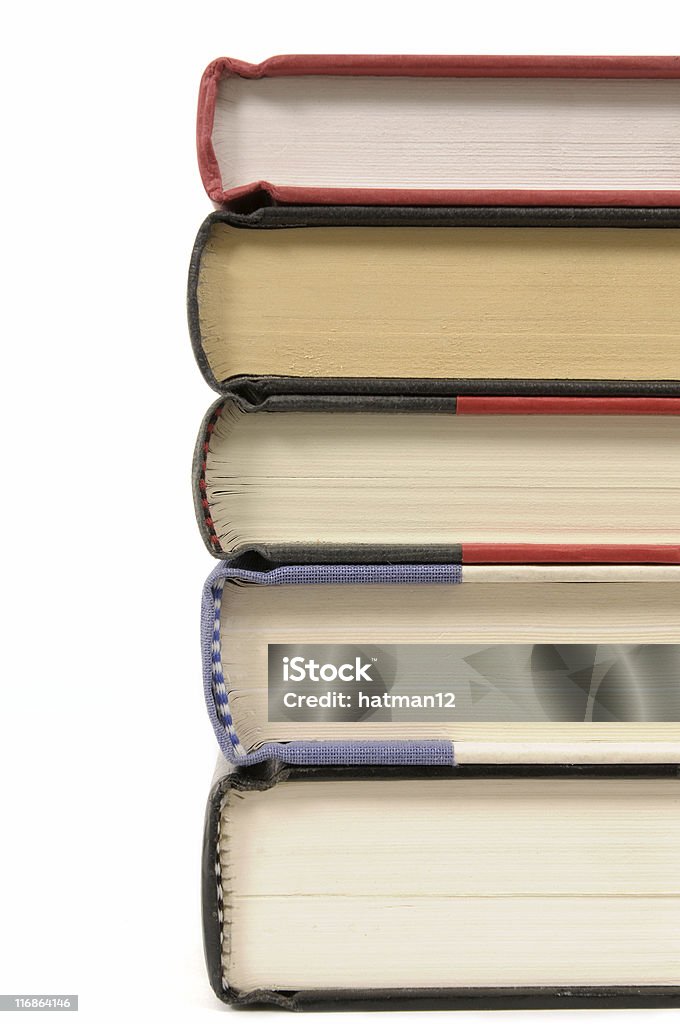 Pilha de livros hardback - Foto de stock de Amontoamento royalty-free