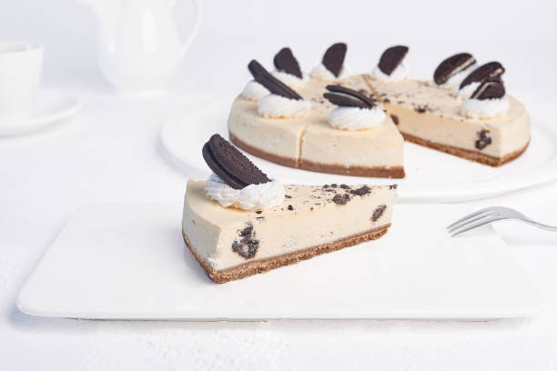 istock Tasty cheesecake on a white plate 1168641760