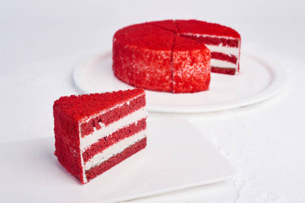 istock Tasty cake on a white background 1168642254