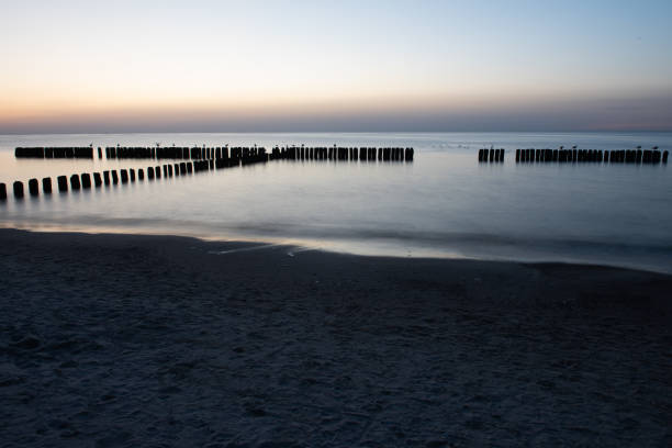 Shoreline of Baltic Sea in winter