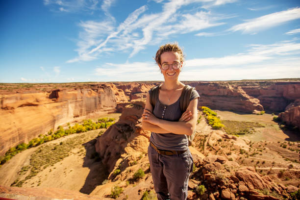 istock A hiker in the Canyon de Chelly National Monument 1168647828