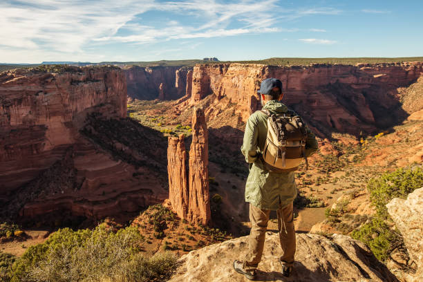 istock A hiker in the Canyon de Chelly National Monument 1168647844