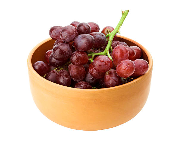 istock Red Grapes In Terracotta Bowl 116864987