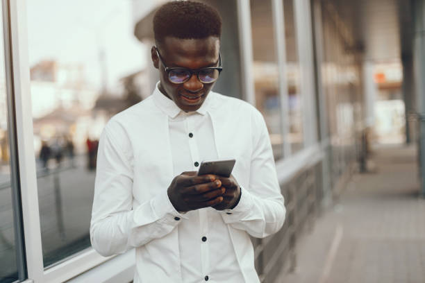 istock Elegant black man in a summer city 1168660001