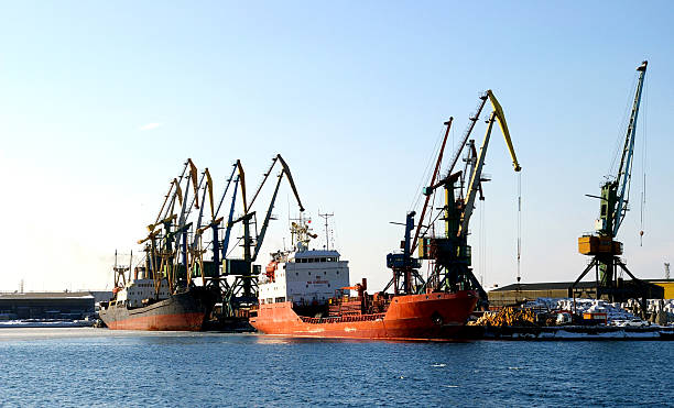 istock Naves in port 116866471