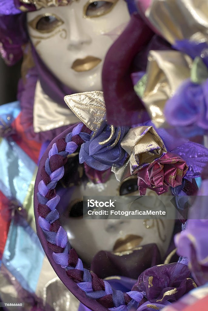 Karneval von Venedig-Maskenball - Lizenzfrei Bemaltes Gesicht Stock-Foto