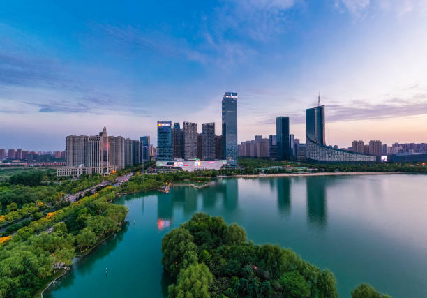 istock overlooking park and building in city 1168675011