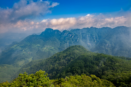 Chukyung peak of Cheongnyang Mountain, National Park of Korea