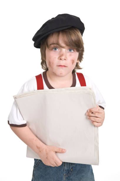 istock Newsboy with a Dirty Face 116869061