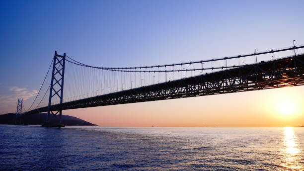 istock Akashi Kaikyo Bridge, Hyogo, Japan 1168694273