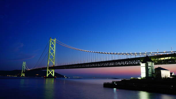 istock Akashi Kaikyo Bridge, Hyogo, Japan 1168694345