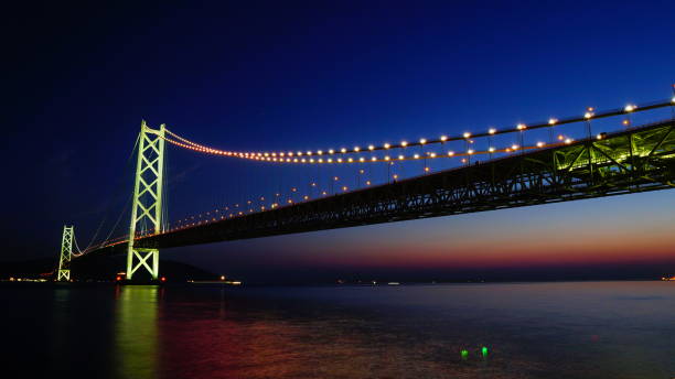 istock Akashi Kaikyo Bridge, Hyogo, Japan 1168694378