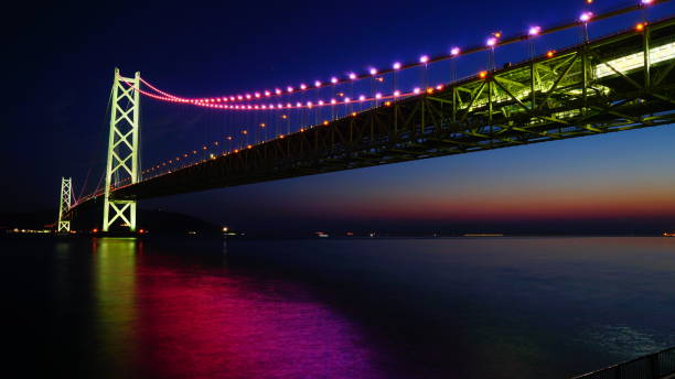 istock Akashi Kaikyo Bridge, Hyogo, Japan 1168694389
