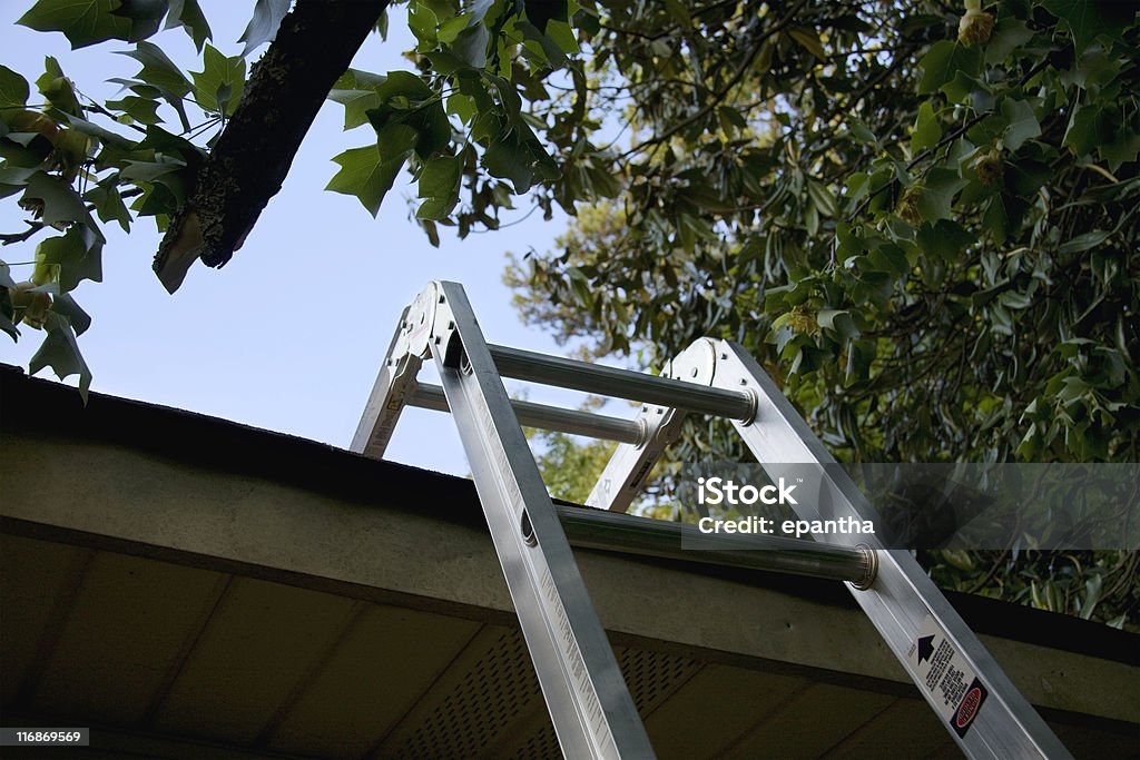 Step Ladder  Repairing Stock Photo