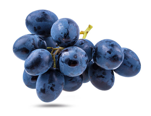 istock Grapes isolated on white background with clipping pass 1168696331