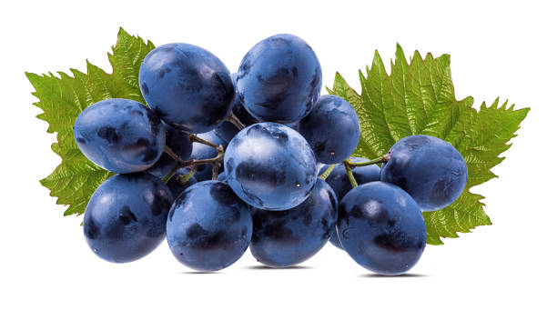 istock Grapes isolated on white background with clipping pass 1168696459