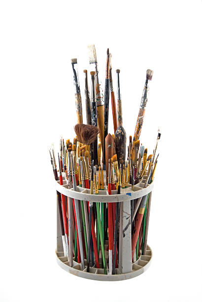 istock Lots of Paint Brushes 116870227