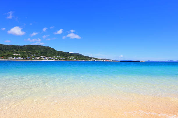 istock Beautiful tropical beach at Okinawa. 1168703276