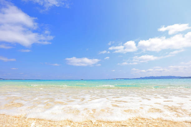 istock Beautiful tropical beach at Okinawa. 1168703321
