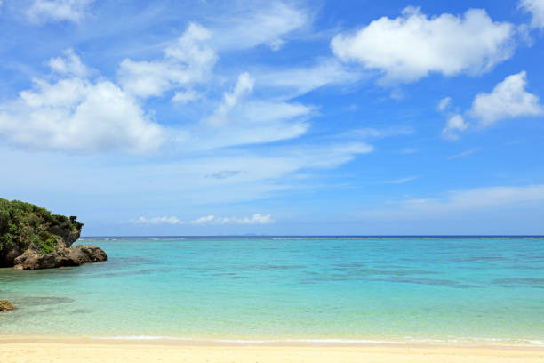 istock Beautiful tropical beach at Okinawa. 1168705194