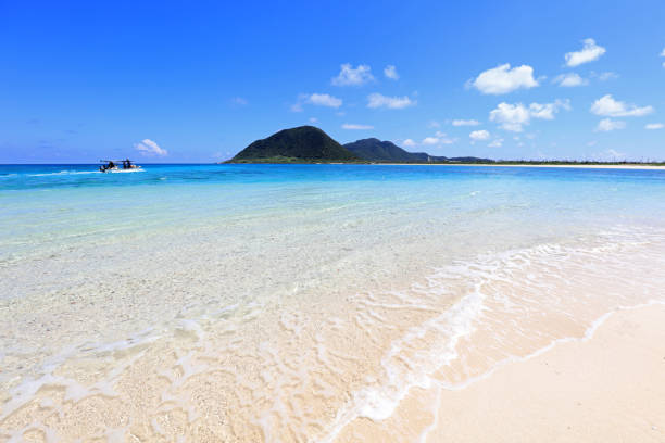istock Beautiful tropical beach at Okinawa. 1168705315