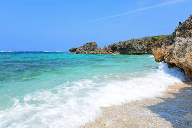 istock Beautiful tropical beach at Okinawa. 1168705379