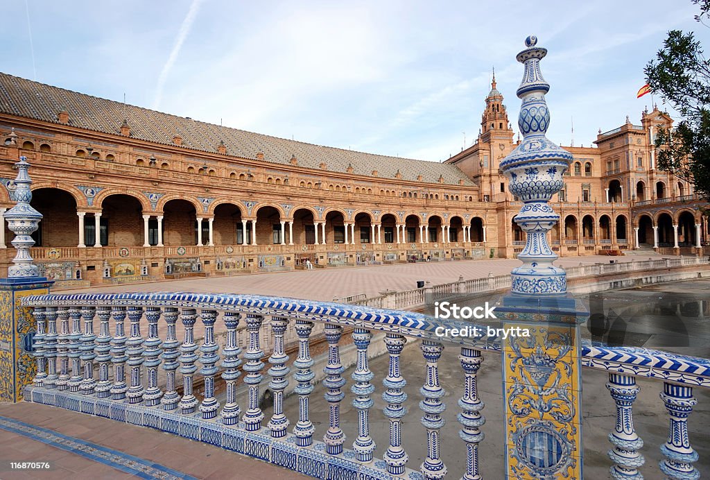 Praça de Espana - Royalty-free Andaluzia Foto de stock