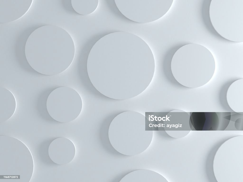 white abstract backgrounds Circle Stock Photo