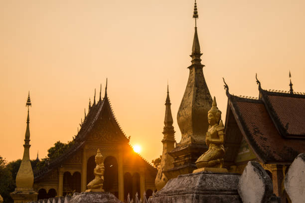 Luang Prabang the UNESCO world heritage town in north central of Laos.