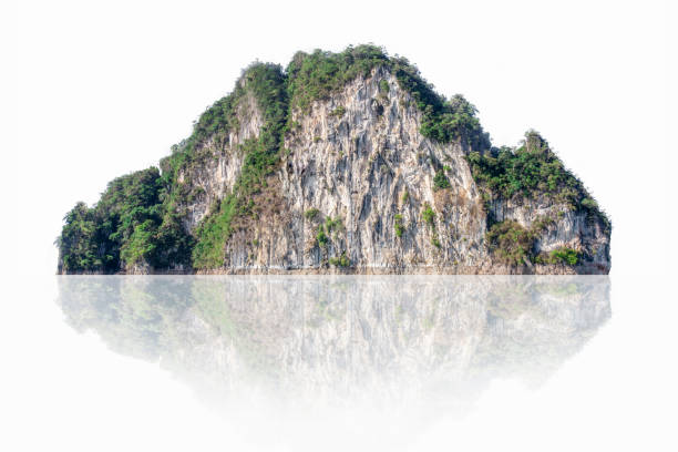 istock Tropical Natural island,hill,rock mountain isolated on white background 1168717191