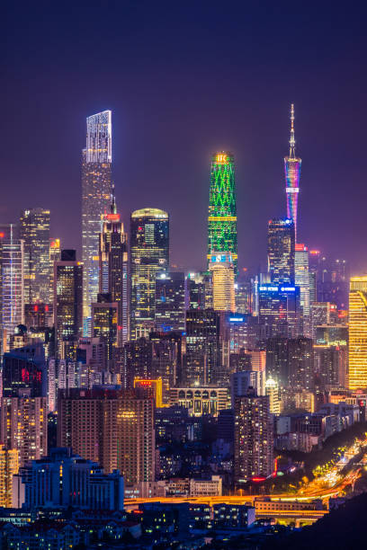 istock Guangzhou city night view 1168724774