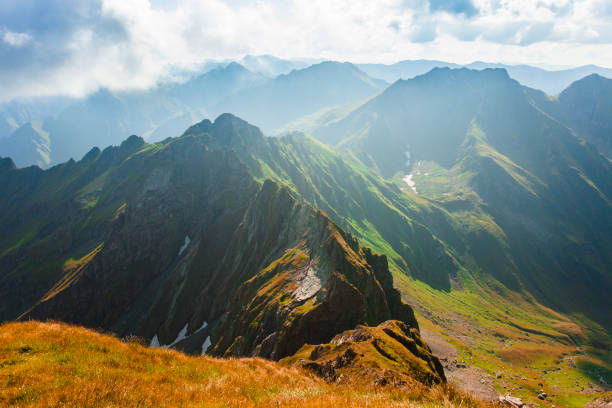 istock beautiful mountain crest in Fagaras, Romania 1168730355